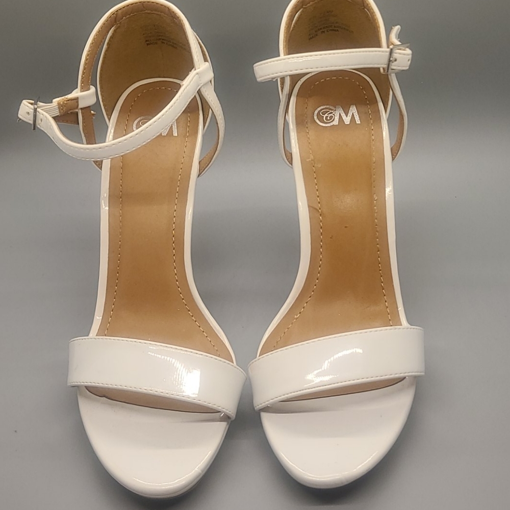 Gorgeous White Heels Size 7.5 Worn once